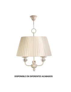 Colgante forja 2XE27 Ø35cm altura 47cm 752, Lámparas de forja
