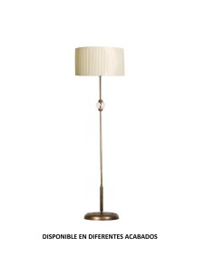 Pie de salón forja 1XE27 Ø35cm altura 147cm 756, Lamparas de pie