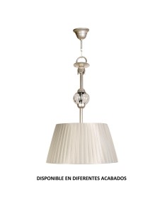 Colgante forja 1XE27 Ø35cm altura 57cm 758, Lámparas de forja