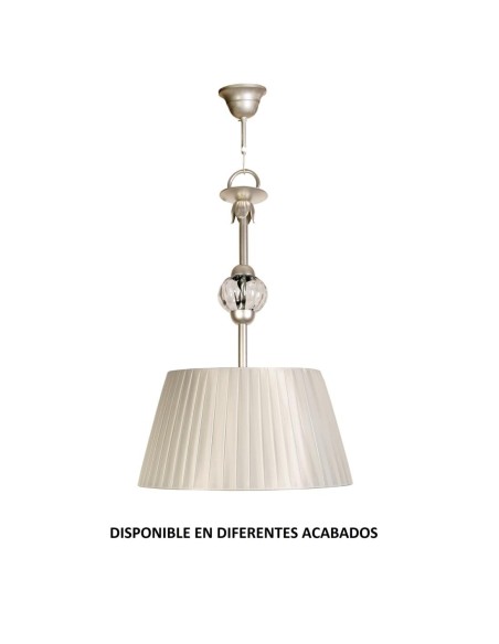 Colgante forja 1XE27 Ø35cm altura 57cm 758, Lámparas de forja