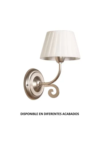 Aplique forja 1XE14 Ø15cm altura 30cm 771/1, Lámparas de forja