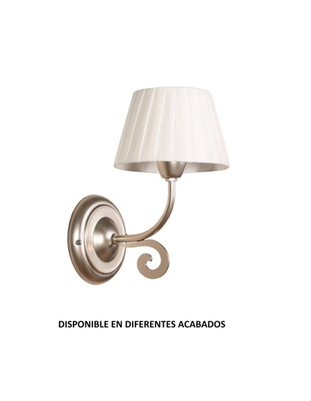 Aplique forja 1XE14 Ø15cm altura 30cm 771/1, Lámparas de forja