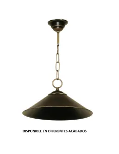 Colgante forja 1XE14 Ø29cm altura 20cm 77/290, Lámparas de forja
