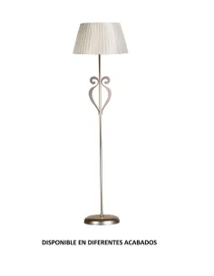 Pie de salón forja 1XE27 Ø35cm altura 156cm 776, Lamparas de pie