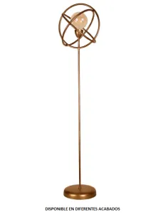 Pie de salón forja 1xE14 alto 111cm 883 VELA, Lamparas de pie