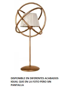 Sobremesa forja 1xE14 alto 51cm 884 VELA, Sobremesas