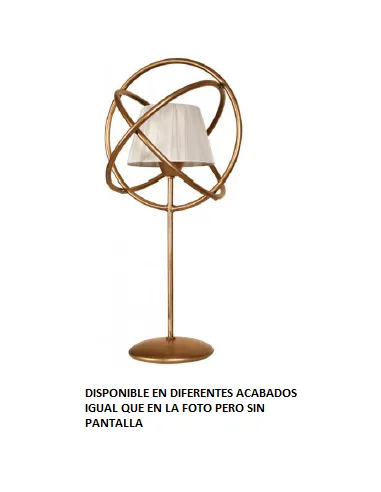 Sobremesa forja 1xE14 alto 51cm 884 VELA, Sobremesas