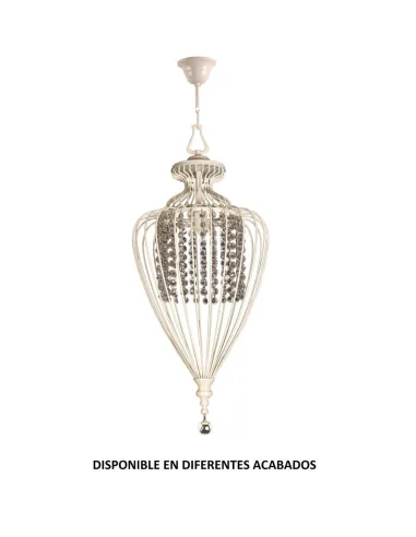 Colgante forja 1XE14 Ø35cm altura 80cm 96/M, Lámparas de forja