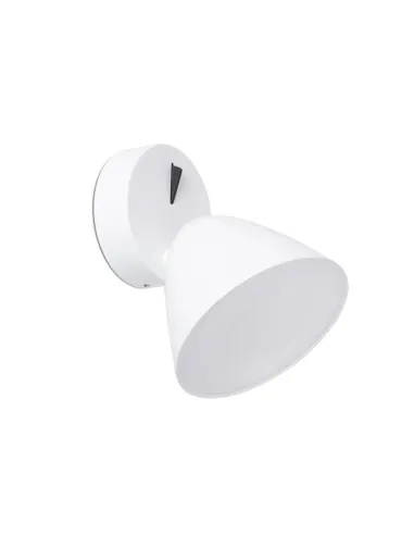 Apliques de pared FLASH 20200 FARO blanco 1 luz led 10w 3000k, Lámparas para Hoteles
