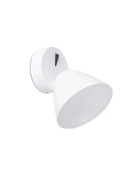 Apliques de pared FLASH 20200 FARO blanco 1 luz led 10w 3000k, Lámparas para Hoteles