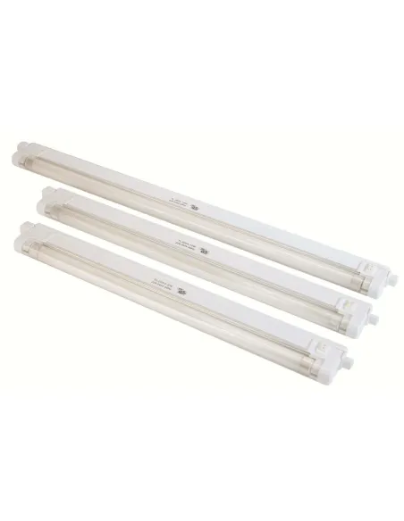 Regletas fluorescentes FLUO 62061 FARO blanco 1xt4 12w l40 c/interruptor, Lámparas para baños