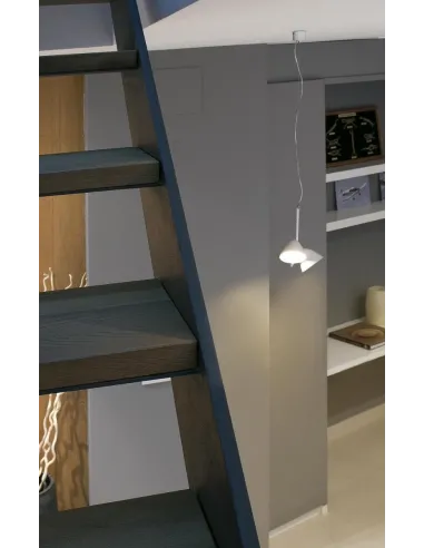 Lámparas colgantes FLASH 20202 FARO blanco 2 luces led 10w, Lámparas modernas