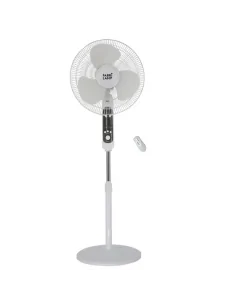Ventilador de pie Calma Blanco Fabrilamp 133541001 Ø130 cm altura 14 cm, Ventiladores de pie