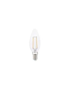 Bombilla VELA 17418 FARO filamento led e14 2w 2700k clara, Bombillas vela