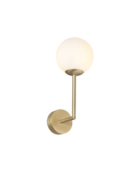 Appliques FRANÇAIS 63505 FARO or satin 1xg9, Lámparas clásicas