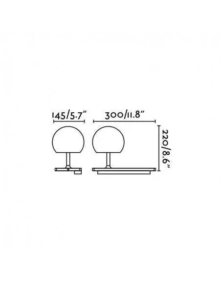 Apliques de pared NIKO 01027 FARO derecho, Lámparas modernas