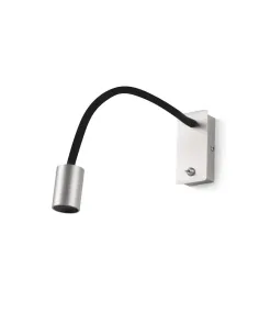 Apliques con lector 41026 LESER FARO niquel satinado 5w 3000k, Lámparas modernas