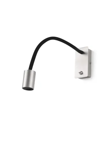 Apliques con lector 41026 LESER FARO niquel satinado 5w 3000k, Lámparas modernas
