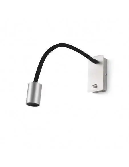 Apliques con lector 41026 LESER FARO niquel satinado 5w 3000k, Lámparas modernas