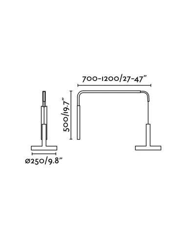Apliques de pared WHIZZ 20168 FARO extensible oro satinado/negro 1xe27, Lámparas modernas