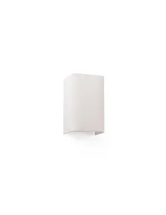 Apliques de pared COTTON 66403 FARO beige ver. sq. 200x125x105 1xe27, Lámparas modernas