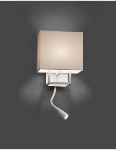 Aplique moderno FARO VESPER 29982 vesper blanco con lector led e14, Lámparas modernas