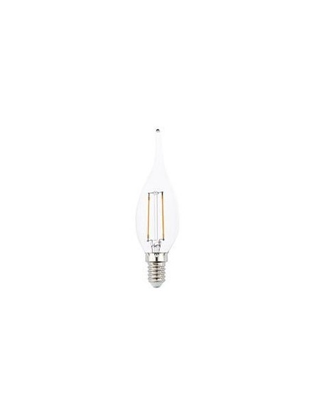 Bombilla VELA 17419 FARO punta filamento e14 led 2w 2700k, Bombillas vela