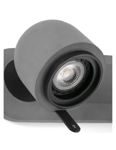 Apliques de pared 43501 STONE FARO orientable 2 x gu10 led 8w, Lámparas modernas