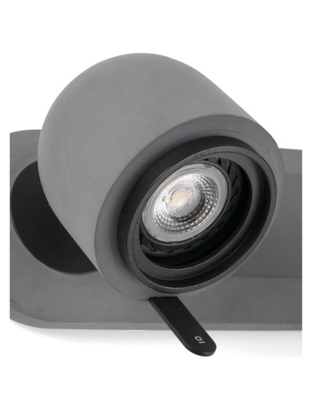 Apliques de pared 43501 STONE FARO orientable 2 x gu10 led 8w, Lámparas modernas
