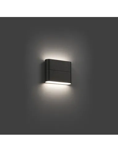 Aplique exterior ADAY 70645 FARO gris oscuro led 6w 3000k, Apliques exterior