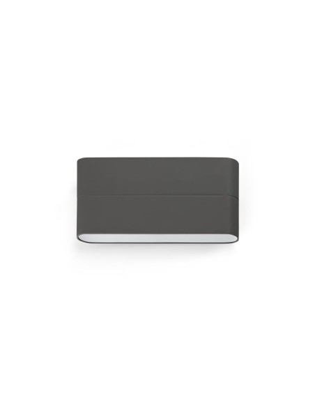 Aplique exterior ADAY 70647 FARO gris oscuro led 12w 3000k, Apliques exterior