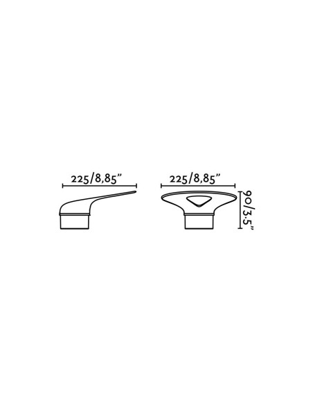 Apliques exterior LOTUS 71222 FARO blanco 18w 3000k, Apliques exterior