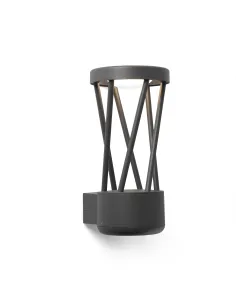 Apliques exterior TWIST 71285 FARO gris oscuro led 10w 3000k, Apliques exterior