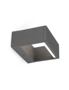 Aplique exterior FARO ALP 74450 gris oscuro led 6w 3000k IP54, Apliques exterior