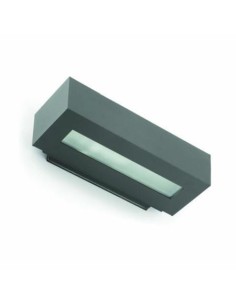 Aplique exterior FARO WEST 70899 west-2 e27 ip54 gris oscuro - Apliques exterior, Apliques exterior