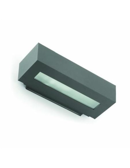 Aplique exterior FARO WEST 70899 west-2 e27 ip54 gris oscuro - Apliques exterior, Apliques exterior