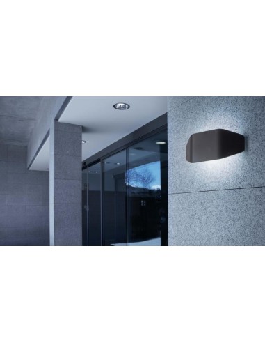 Aplique exterior FARO FUTURE 71517 future gris oscuro 1l e27 - Apliques exterior, Apliques exterior
