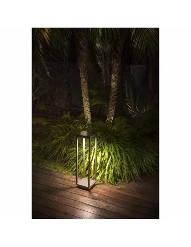 Balizas 70774 SAURA FARO solar con sensor pir, Balizas exterior