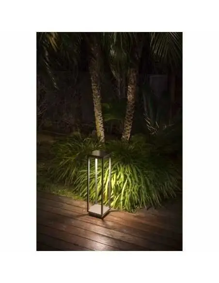 Balizas 70774 SAURA FARO solar con sensor pir, Balizas exterior