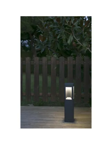 Baliza exterior FARO NAYA 71199 gris oscuro led 6w 3000k IP54, Balizas exterior