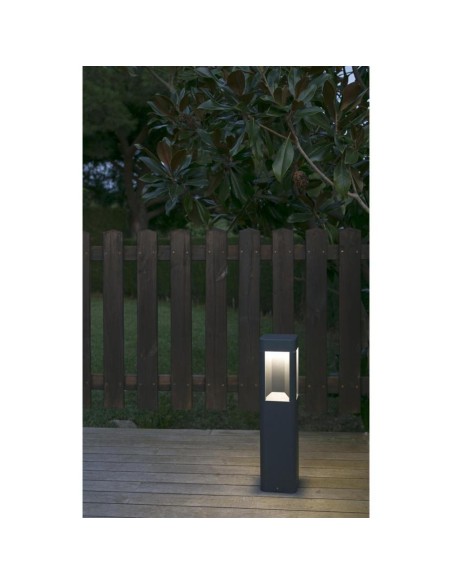 Baliza exterior FARO NAYA 71199 gris oscuro led 6w 3000k IP54, Balizas exterior