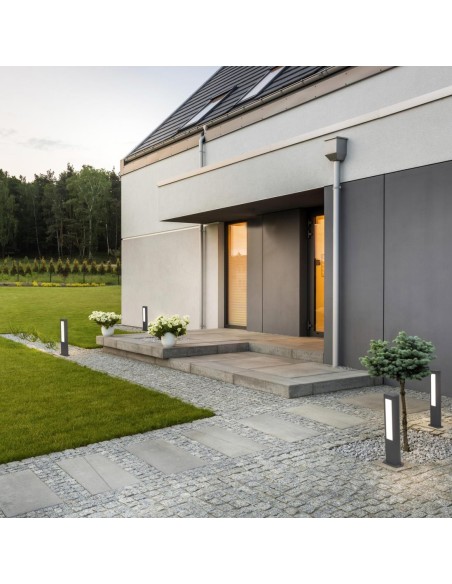 Balizas exterior NANDA 71216 FARO gris oscuro led 12.5w 3000k altura 50cm, Balizas exterior