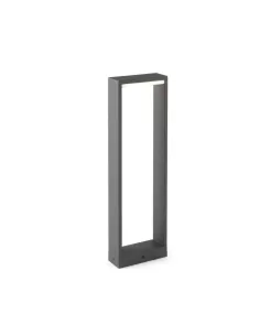 Baliza de jardin FARO ALP 74451 gris oscuro led 6w 3000k alto 50 cm IP54, Balizas exterior