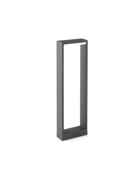 Baliza de jardin FARO ALP 74451 gris oscuro led 6w 3000k alto 50 cm IP54, Balizas exterior