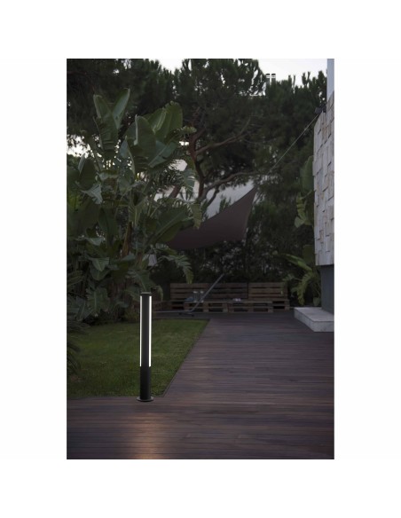 Balizas exterior GROP 75600 FARO gris oscuro led 9w 3000k altura 75cm, Balizas exterior