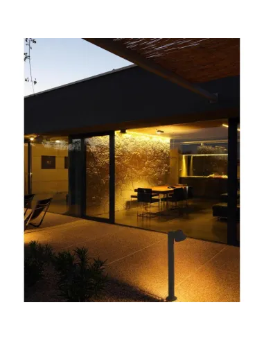 Baliza exterior FARO GINA 71352 gris oscuro GU10 altura 70cm IP44, Balizas exterior