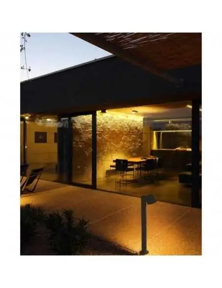 Baliza exterior FARO GINA 71352 gris oscuro GU10 altura 70cm IP44, Balizas exterior