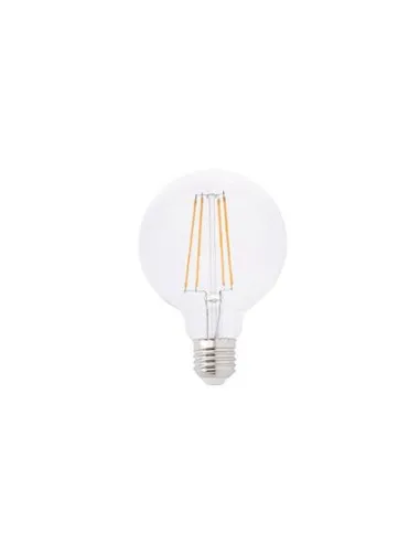 Bombilla E27 LED 17415 FARO globo filamento 4w 2700k clara ø95, Bombillas globo