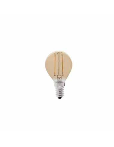 Bombillas led G45 17413 FARO e14 led 2w filamento ambar 2200k, Bombillas led esféricas