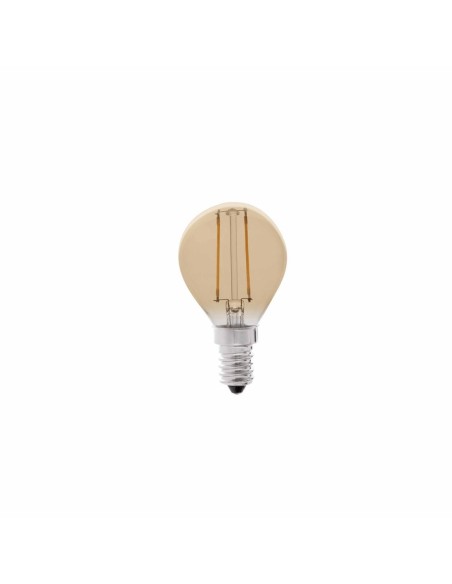Bombillas led G45 17413 FARO e14 led 2w filamento ambar 2200k, Bombillas led esféricas